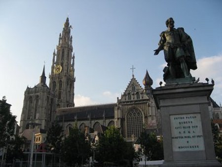 Near Grote Markt in Antwerp